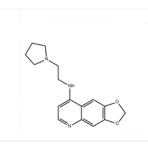 1,3-二氧代[4,5-g]喹啉-8-胺，N-[2-（1-吡咯烷基）乙基,1,3-Dioxolo[4,5-g]quinolin-8-amine, N-[2-(1-pyrrolidinyl)ethyl]-