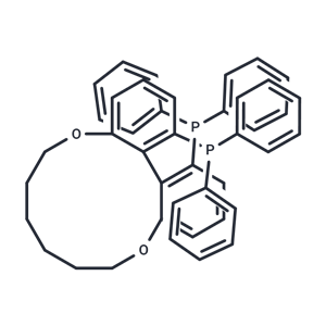 化合物 (16aS)-1,16-Bis(diphenylphosphino)-6,7,8,9,10,11-hexahydrodibenzo[b,d][1,6]dioxacyclododecine,(16aS)-1,16-Bis(diphenylphosphino)-6,7,8,9,10,11-hexahydrodibenzo[b,d][1,6]dioxacyclododecine