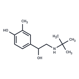 化合物 4-(2-(tert-Butylamino)-1-hydroxyethyl)-2-methylphenol|T67278|TargetMol