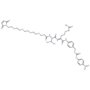 化合物 Mal-PEG4-Val-Cit-PAB-PNP|T15995|TargetMol