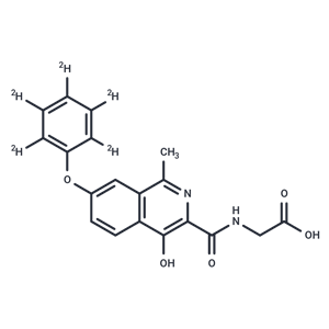 化合物 Roxadustat-d5,Roxadustat-d5