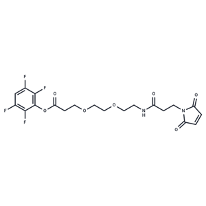 化合物 Mal-amido-PEG2-TFP ester,Mal-amido-PEG2-TFP ester