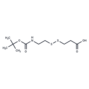 化合物 Boc-NH-ethyl-SS-propionic acid|T14733|TargetMol