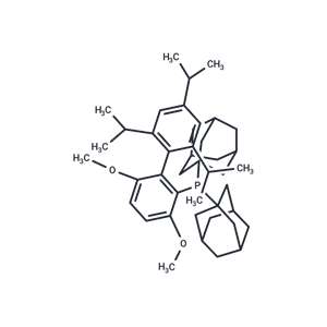 化合物 Di(adamantan-1-yl)(2',4',6'-triisopropyl-3,6-dimethoxy-[1,1'-biphenyl]-2-yl)phosphine|T67244|TargetMol