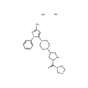 化合物 Teneligliptin hydrobromide hydrate,Teneligliptin hydrobromide hydrate