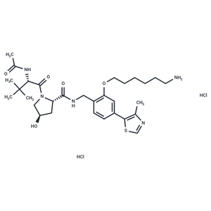 VH 032 phenol-alkylC6-amine,(S,R,S)-AHPC-phenol-alkylC6-amine dihydrochloride