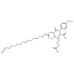 化合物 Azido-PEG4-Val-Cit-PAB-OH|T14453|TargetMol