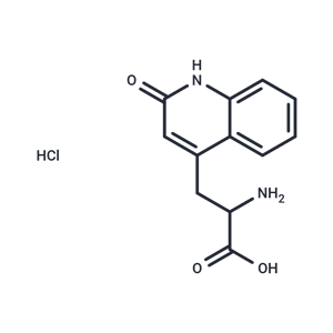 化合物 2-Amino-3-(2-oxo-1,2-dihydroquinolin-4-yl)propanoic acid hydrochloride|T64780|TargetMol