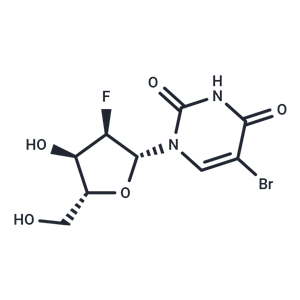 化合物 5-Bromo-2’-fluoro-2’-deoxyuridine,5-Bromo-2’-fluoro-2’-deoxyuridine