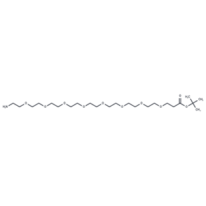 化合物 Amino-PEG8-Boc,Amino-PEG8-Boc