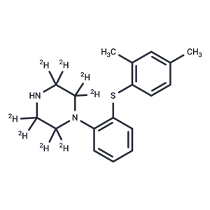 化合物 Vortioxetine D8|T13308|TargetMol