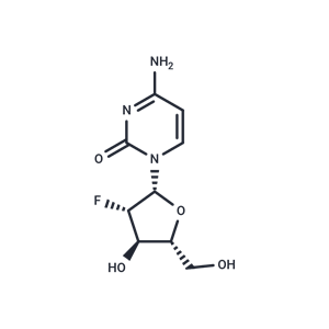 化合物 2’-Deoxy-2’-fluoro-beta-D-arabinocytidine|TNU0638|TargetMol