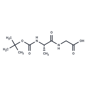 化合物 (S)-2-(2-((tert-Butoxycarbonyl)amino)propanamido)acetic acid|T65024|TargetMol