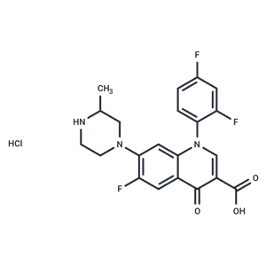 化合物 Temafloxacin (hydrochloride)|T21677|TargetMol