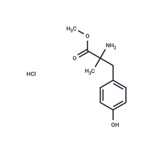 化合物 Methyl 2-amino-3-(4-hydroxyphenyl)-2-methylpropanoate hydrochloride|T64983|TargetMol