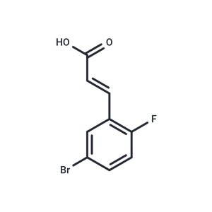 化合物 5-Bromo-2-fluorocinnamic acid|T64992|TargetMol