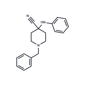 化合物 1-Benzyl-4-(phenylamino)piperidine-4-carbonitrile|T67109|TargetMol