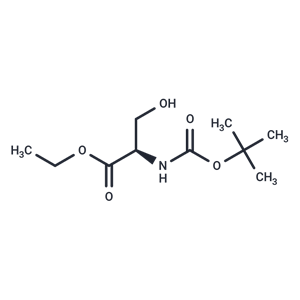 化合物 (R)-Ethyl 2-((tert-butoxycarbonyl)amino)-3-hydroxypropanoate,(R)-Ethyl 2-((tert-butoxycarbonyl)amino)-3-hydroxypropanoate