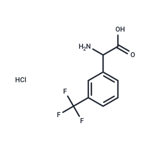 化合物 2-Amino-2-(3-(trifluoromethyl)phenyl)acetic acid hydrochloride|T66501|TargetMol