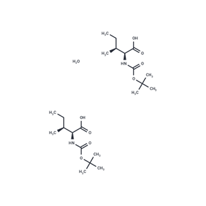 化合物 Boc-L-isoleucine hemihydrate,Boc-L-isoleucine hemihydrate