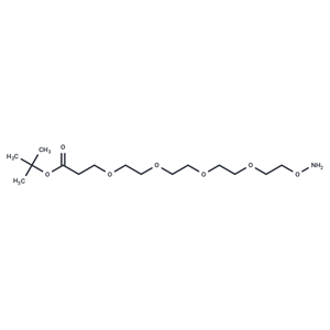 化合物 Aminooxy-PEG4-C2-Boc,Aminooxy-PEG4-C2-Boc