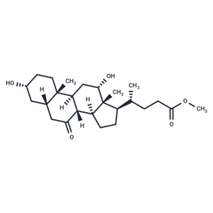 化合物 (R)-Methyl 4-((3R,5S,8R,9S,10S,12S,13R,14S,17R)-3,12-dihydroxy-10,13-dimethyl-7-oxohexadecahydro-1H-cyclopenta[a]phenanthren-17-yl)pentanoate|T66136|TargetMol