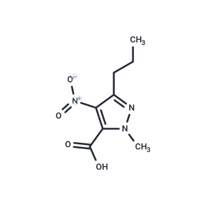 化合物 1-Methyl-4-nitro-3-propyl-1H-pyrazole-5-carboxylic acid|T67141|TargetMol