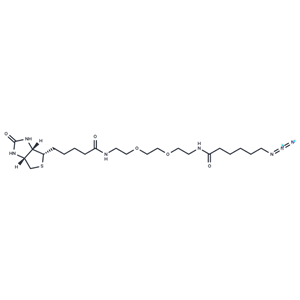 化合物 Biotin-PEG2-C6-azide|T14585|TargetMol