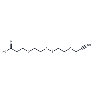 化合物 Propargyl-PEG1-SS-PEG1-acid|T16589|TargetMol