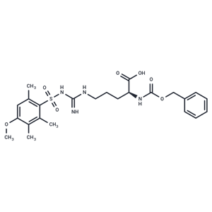 化合物 Z-Arg(Mtr)-OH.CHA|T66215|TargetMol