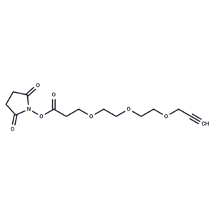 化合物 Propargyl-PEG3-NHS ester|T16599|TargetMol