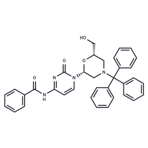 化合物 N4-Benzoyl-7’-OH-N-trityl morpholinocytosine|TNU0642|TargetMol