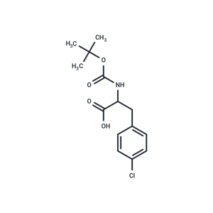 化合物 2-((tert-Butoxycarbonyl)amino)-3-(4-chlorophenyl)propanoic acid|T66794|TargetMol