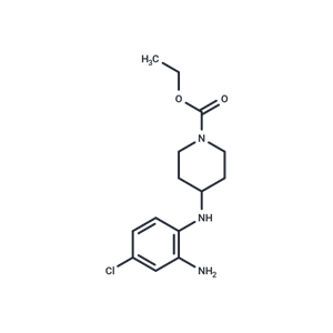 化合物 Ethyl 4-((2-amino-4-chlorophenyl)amino)piperidine-1-carboxylate|T66345|TargetMol