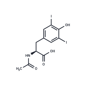 化合物 (S)-2-Acetamido-3-(4-hydroxy-3,5-diiodophenyl)propanoic acid|T65171|TargetMol