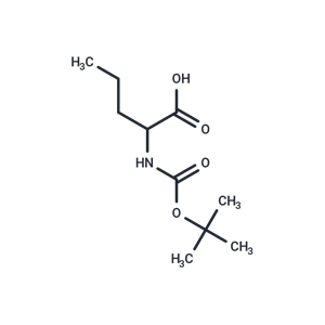 化合物 (R)-2-((tert-Butoxycarbonyl)amino)pentanoic acid|T66802|TargetMol