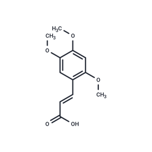 化合物 2,4,5-Trimethoxycinnamic acid|T65318|TargetMol