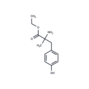 化合物 Ethyl 2-amino-3-(4-hydroxyphenyl)-2-methylpropanoate|T66642|TargetMol