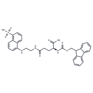 化合物 Fmoc-Glu(Edans)-OH|T65192|TargetMol