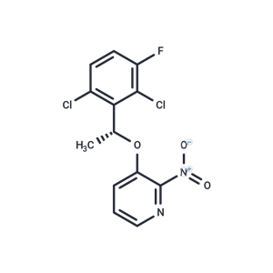 化合物 (R)-3-(1-(2,6-Dichloro-3-fluorophenyl)ethoxy)-2-nitropyridine|T66402|TargetMol