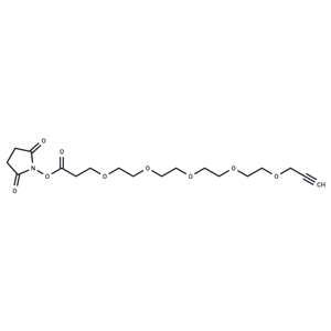 化合物 Propargyl-PEG5-NHS ester|T16621|TargetMol