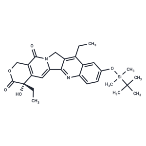 化合物 (S)-9-((tert-Butyldimethylsilyl)oxy)-4,11-diethyl-4-hydroxy-1,12-dihydro-14H-pyrano[3',4':6,7]indolizino[1,2-b]quinoline-3,14(4H)-dione|T64821|TargetMol