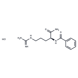 化合物 (S)-N-(1-Amino-5-guanidino-1-oxopentan-2-yl)benzamide hydrochloride|T65350|TargetMol