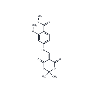 化合物 Methyl 4-(((2,2-dimethyl-4,6-dioxo-1,3-dioxan-5-ylidene)methyl)amino)-2-methoxybenzoate,Methyl 4-(((2,2-dimethyl-4,6-dioxo-1,3-dioxan-5-ylidene)methyl)amino)-2-methoxybenzoate