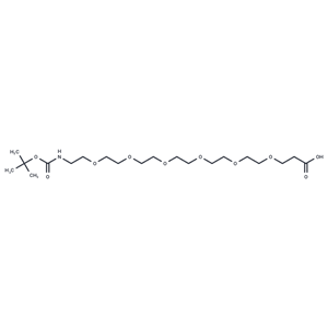 化合物 Boc-NH-PEG6-CH2CH2COOH|T14752|TargetMol