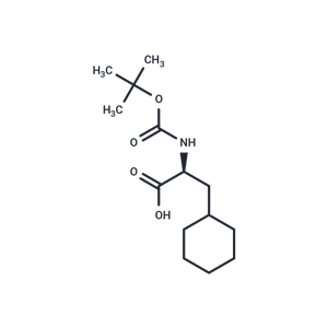 化合物 (S)-2-((tert-Butoxycarbonyl)amino)-3-cyclohexylpropanoic acid|T65497|TargetMol