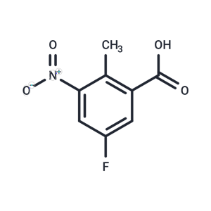 化合物 5-Fluoro-2-methyl-3-nitrobenzoic acid,5-Fluoro-2-methyl-3-nitrobenzoic acid