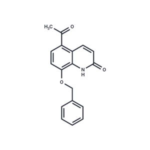 化合物 5-Acetyl-8-(benzyloxy)quinolin-2(1H)-one|T66336|TargetMol