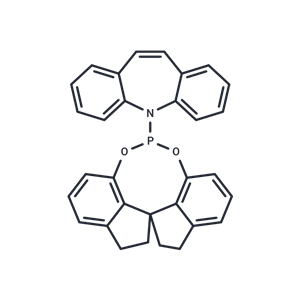 化合物 (11aR)-5-(4,5,6,7-Tetrahydrodiindeno[7,1-de:1',7'-fg][1,3,2]dioxaphosphocin-12-yl)-5H-dibenzo[b,f]azepine|T64513|TargetMol