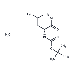 化合物 (R)-2-((tert-Butoxycarbonyl)amino)-4-methylpentanoic acid hydrate|T67515|TargetMol